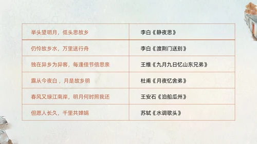橙色部编版六年级语文下册PPT课件想北平PPT模板宣传PP六年级语文下册课件