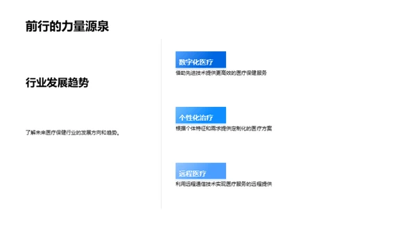 健康保健的革新之路