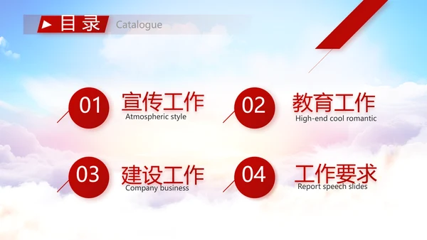 纪检监察领导干部述职述廉报告动态PPT模板