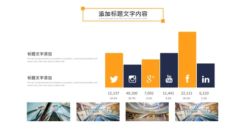 扶梯电梯企业宣传画册产品介绍PPT模板
