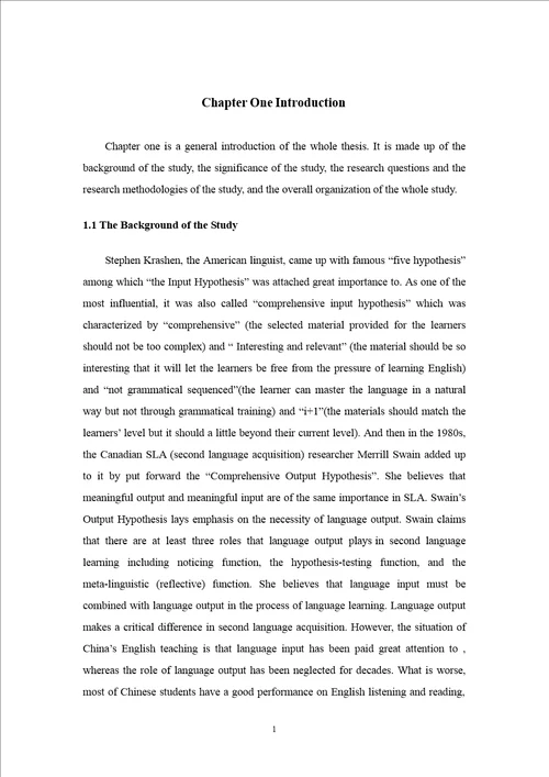 “写长法在高中英语写作教学中的应用研究学科教学英语专业毕业论文