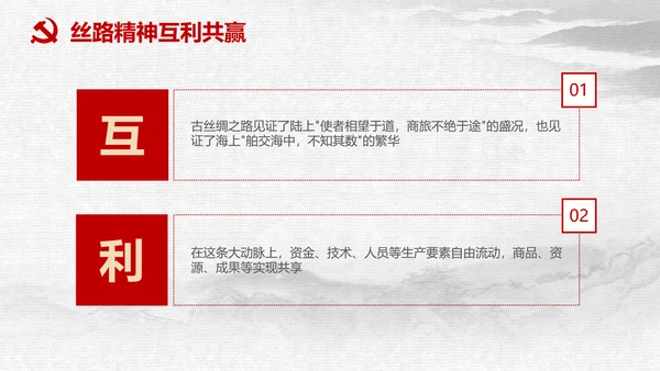 一带一路国际合作高峰论坛丝绸之路PPT模板