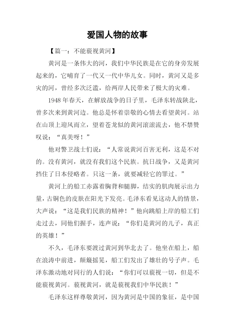 爱国人物的故事.docx