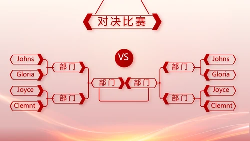 红色喜庆公司年会晚会策划动态PPT模板