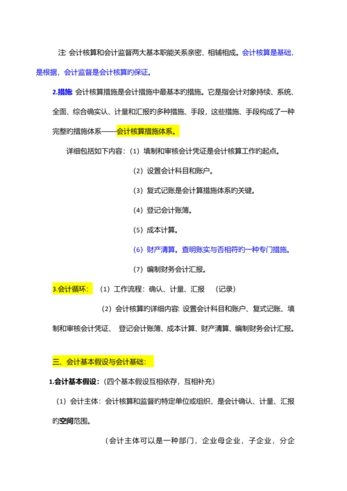 2023年会计从业资格基础.docx