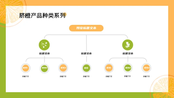 赣南脐橙新鲜上市通用PPT模板