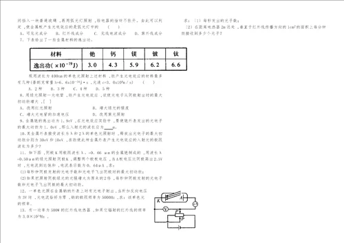 高二物理选修34第十七章：17.3粒子的波动性学案无答案