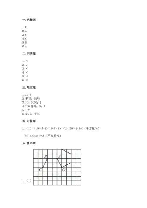 人教版五年级下学期数学期末卷【培优b卷】.docx