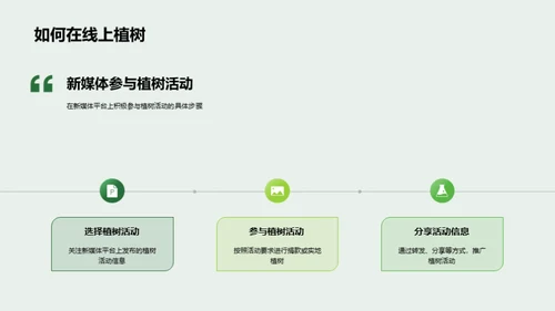 环保新媒体 一起植树