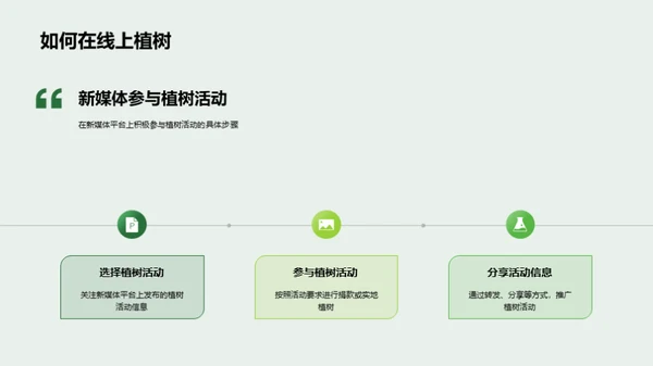 环保新媒体 一起植树