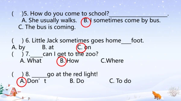Unit 2 Ways to go to school 单元复习  课件(共40张PPT)