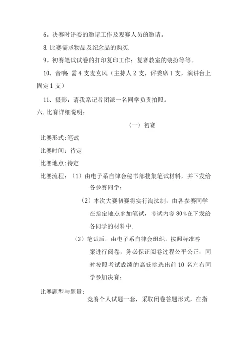 优秀小秘书大赛策划书.docx