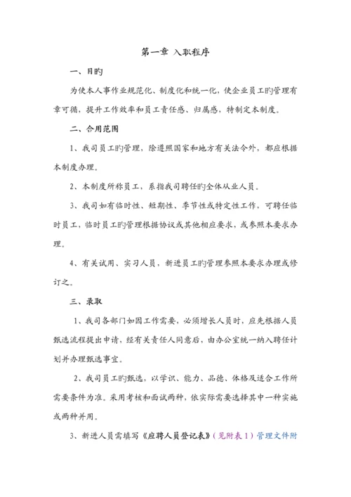 人力资源管理制度汇编.docx