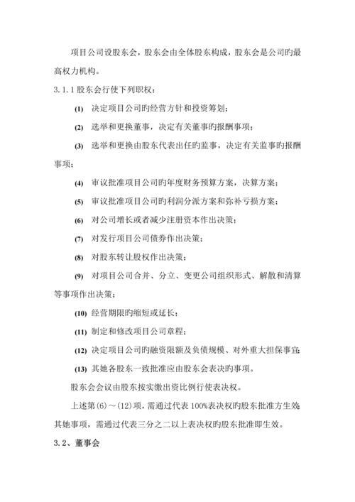 PPP专项项目公司组建专题方案.docx