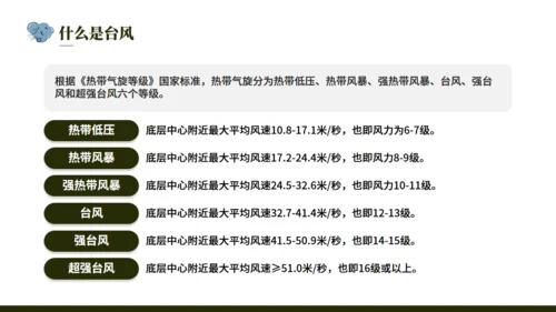 台风来袭，防台风安全教育培训通用PPT模版
