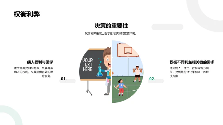 医学伦理授课讲座PPT模板