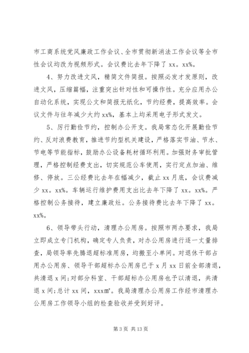 工商行政管理局党风廉政建设自查报告.docx