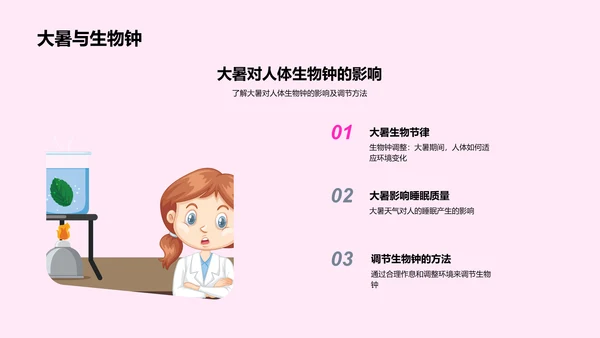 大暑节气解析PPT模板