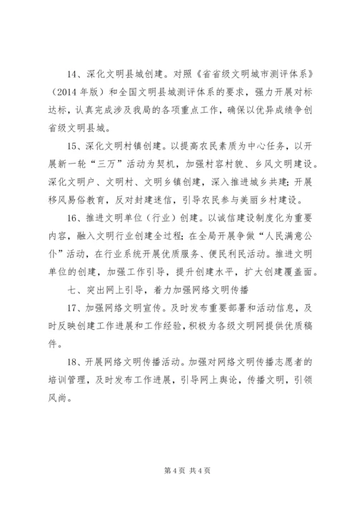 住建局精神文明建设工作要点.docx