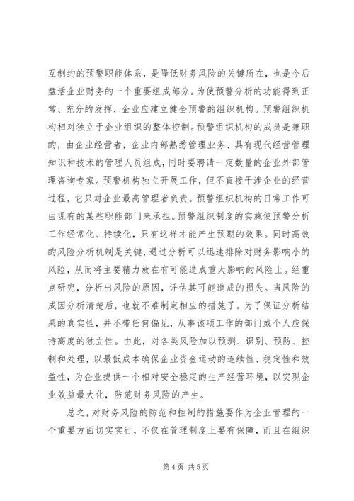 企业财务风险问题对策.docx