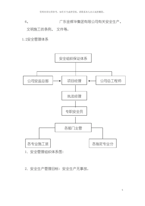 安全专业施工方案模板.docx