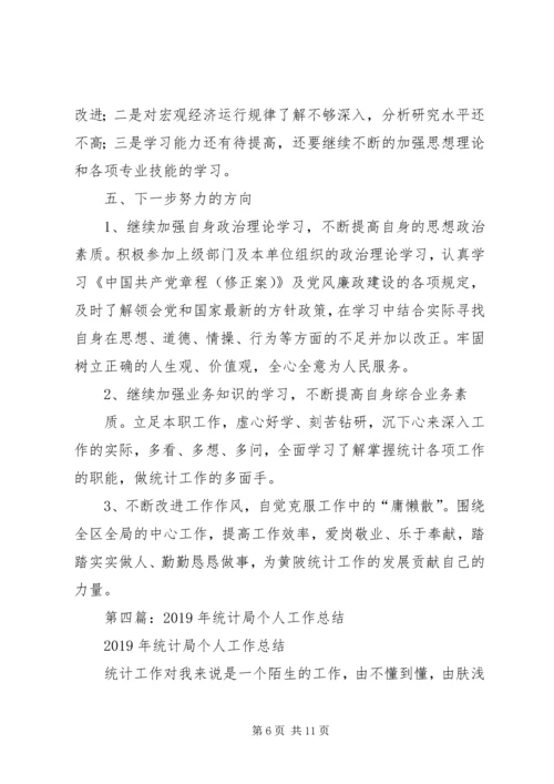 统计局个人工作计划(精选多篇).docx