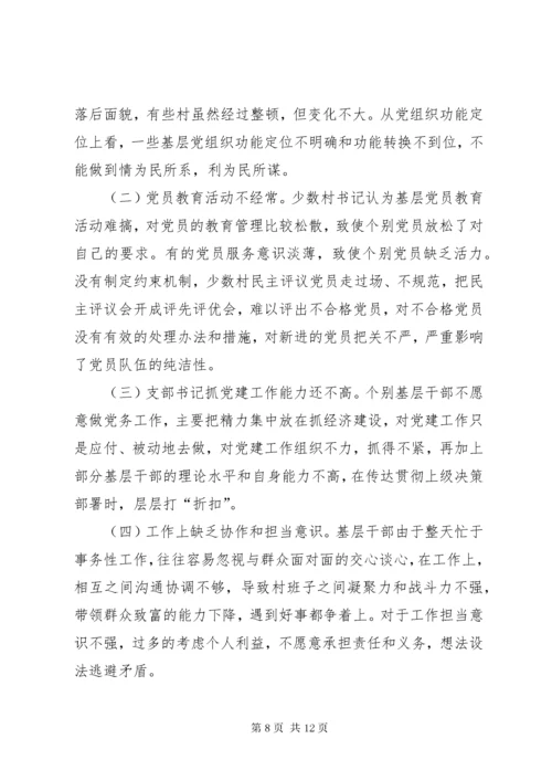 基层党建工作存在的问题及原因分析整改.docx