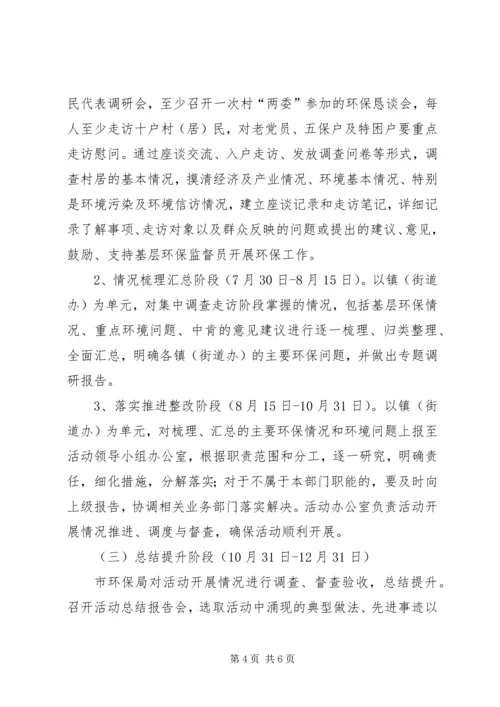 联百企走千村访万户环保行动实施方案.docx