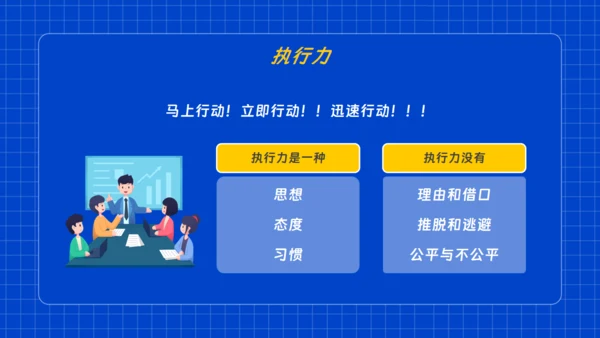 员工执行力企业培训通用PPT模板