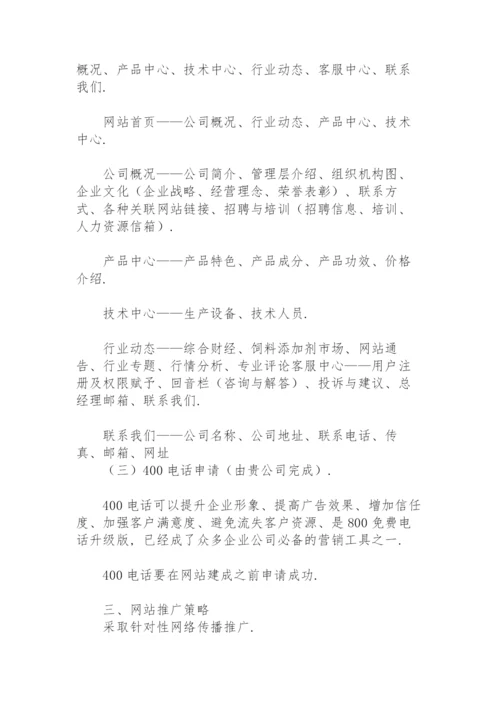 企业网络营销方案策划书.docx