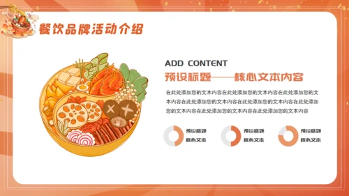 国潮风餐饮行业火锅美食宣传通用PPT模版
