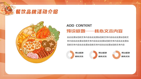 国潮风餐饮行业火锅美食宣传通用PPT模版