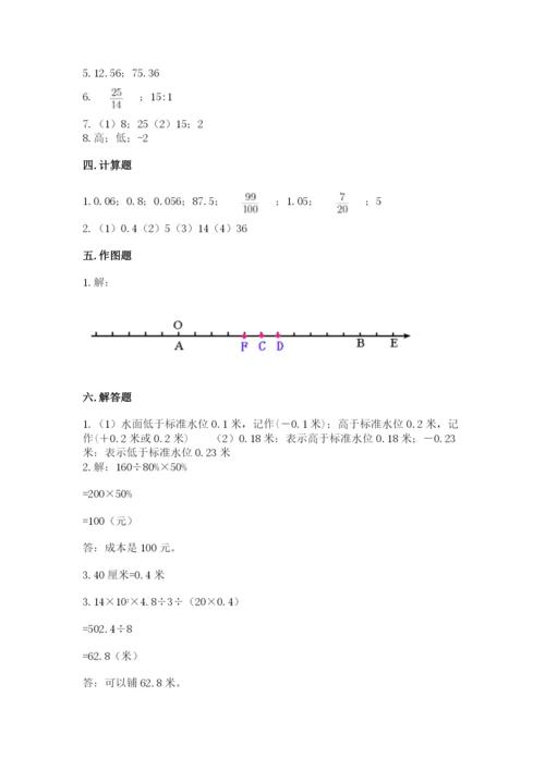 六年级下册数学期末测试卷精品（满分必刷）.docx