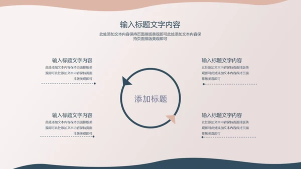 粉色女性部门年终工作总结汇报PPT模板