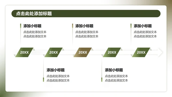 绿色迷彩3D风国防教育爱国主题班会PPT模板