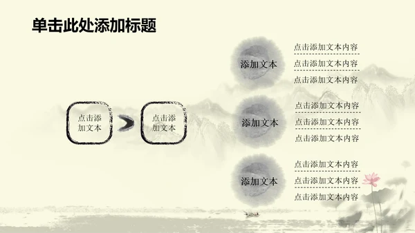 水墨中国风中医足疗ppt动态模板