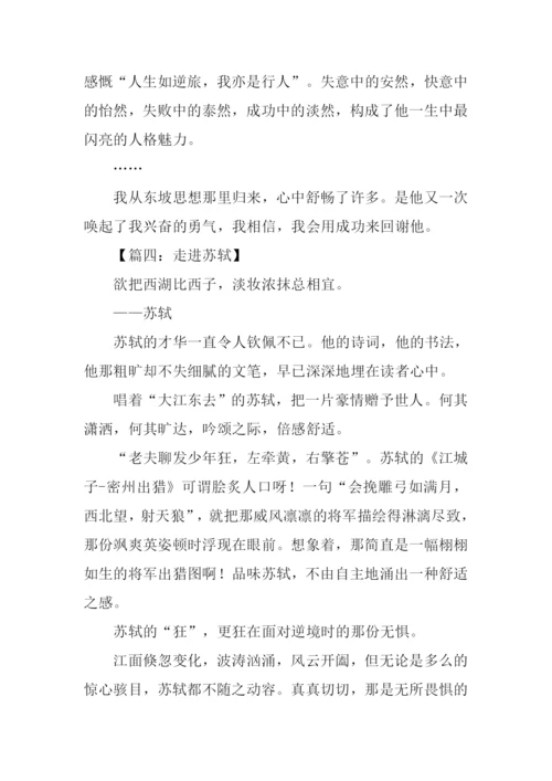 走进苏轼作文.docx
