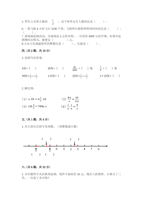 小学六年级数学摸底考试题精品（各地真题）.docx