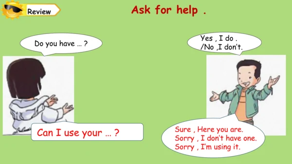 Unit 4 Asking for Help  Lesson3 课件(共17张PPT)