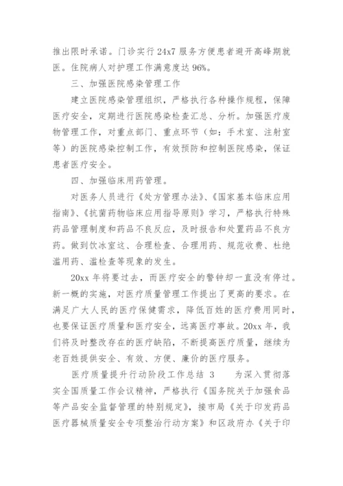 医疗质量提升行动阶段工作总结.docx