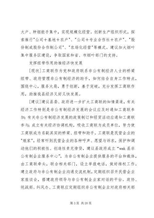 优秀政协委员提案选登 (2).docx