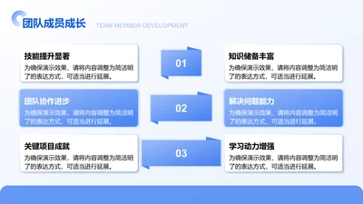 团队成员成长-工作总结汇报PPT