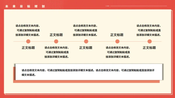 橙红色员工职级晋升岗位竞聘述职报告通用PPT模板