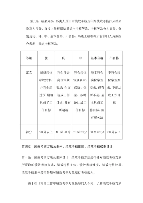 建筑工程公司绩效考核制度-.docx