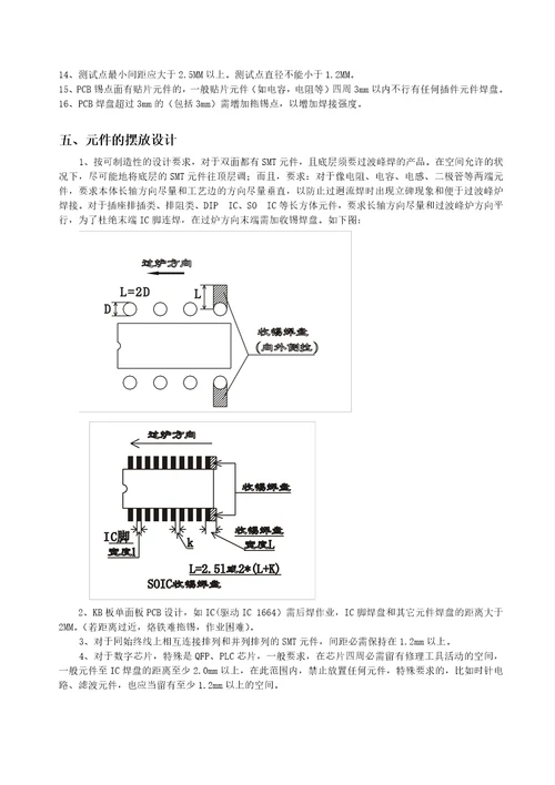 PCB工艺设计标准