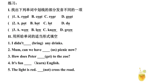 外研版（一年级起点）六年级上册英语Module6-Module10知识点讲解课件（66张）