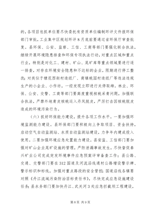 副县长在全县环境保护工作会议上的讲话 (3).docx