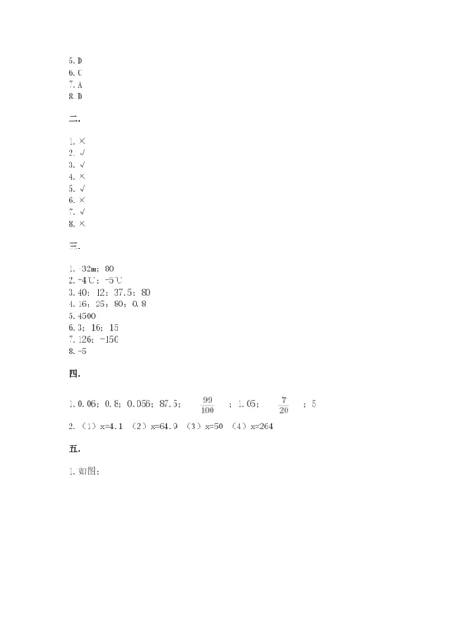 冀教版小升初数学模拟试题及参考答案（实用）.docx