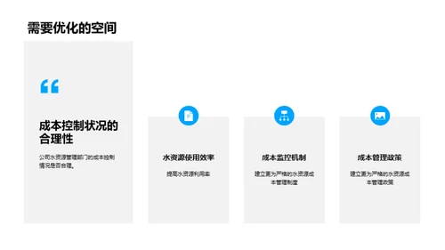 水资源，成本之核