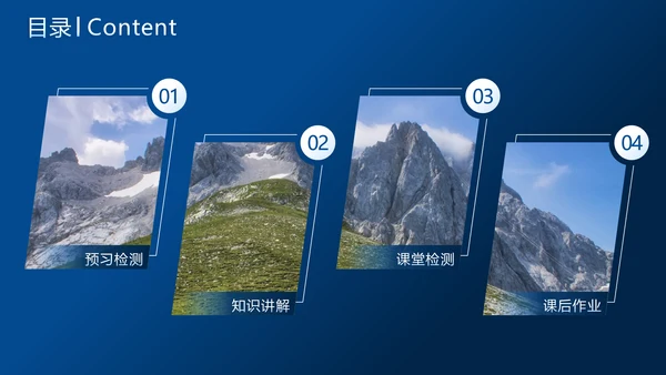 中学地理教学模板PPT模板